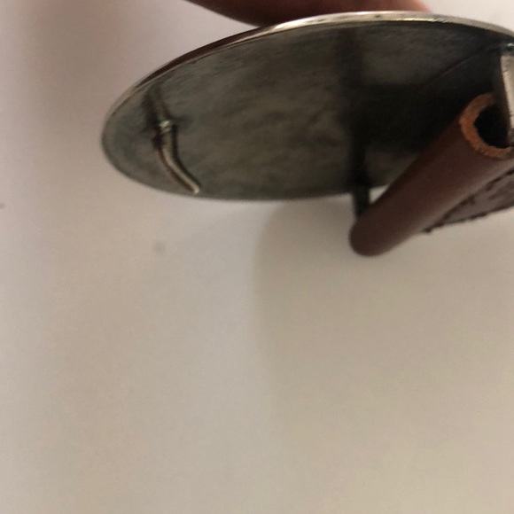 New York & Company Brown Braided Leather Belt - Picture 6 of 8